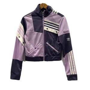Adidas Danielle Cathari Womens Size XS Tricot Purple Track Jacket
